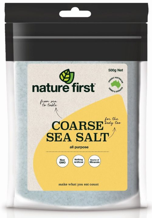 Nature First Sea Salt - Coarse 500g