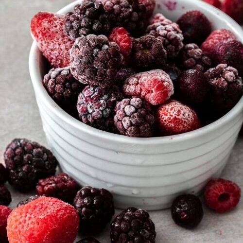 Frozen berries & Fruit