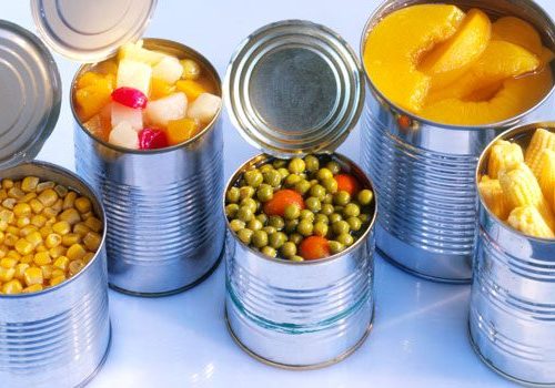 Tinned Fruit & Vegetables