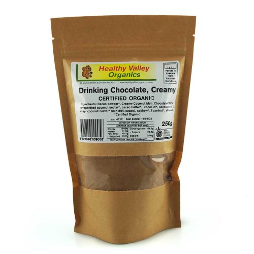 Healthy Valley Drinking Chocolate, Creamy 250g